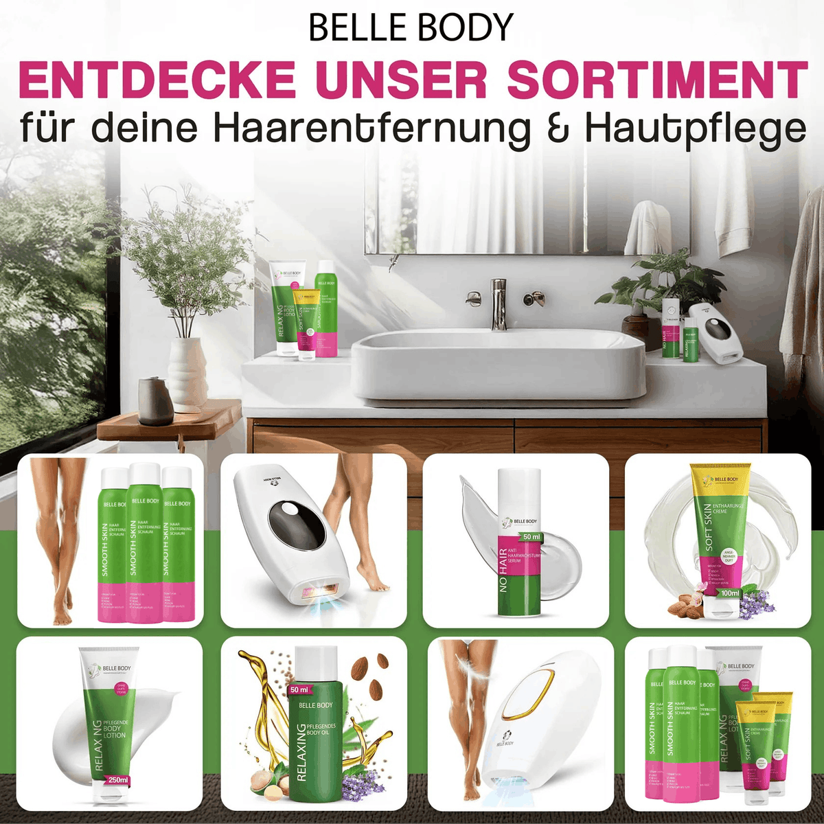 Complete set voor haarverwijdering